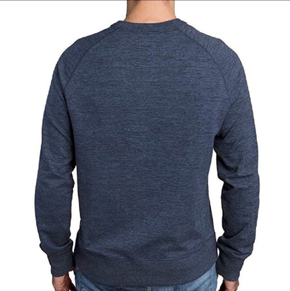 Champion Authentic Heathered Blue Crew Neck Sweatshirt Size M - Picture 2 of 9